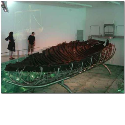 Photo: photo05 Nof Ginosar - a boat found on the shores of Lake Galilee - carbon dating confirms , boat was around at the time of Jesus
