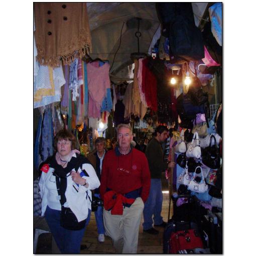 Photo: photo11 Jan and Alistair walking through the Suq